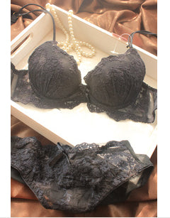 Bra Sweet Beautiful Flowers Stereo Lace bra Underwear  Bra Set