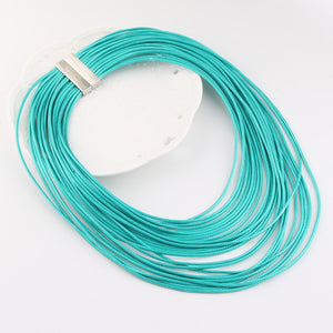 Multicolor Necklace Multilayer Rope