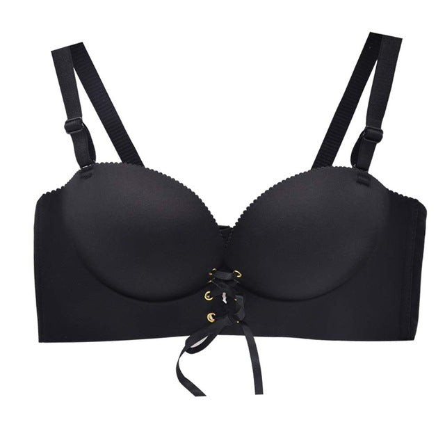 Stripped/Plain Padded Push Up Bra