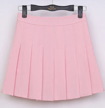 American School Style elegant half Pleated mini Skirt