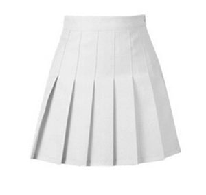 American School Style elegant half Pleated mini Skirt