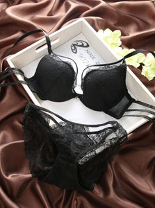 Summer w cup sexy lace bra set