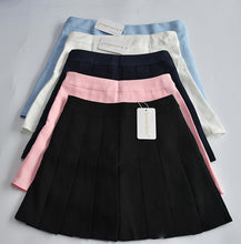 American School Style elegant half Pleated mini Skirt