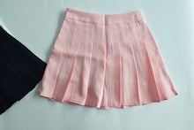 American School Style elegant half Pleated mini Skirt