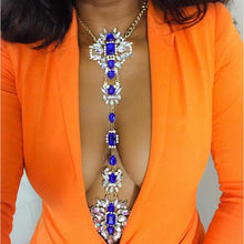 Exquisite Bodychain Vintage crystal necklaces