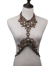 Exquisite Bodychain Vintage crystal necklaces