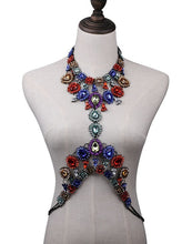 Exquisite Bodychain Vintage crystal necklaces