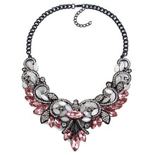 New Spring Colorful Crystal Maxi Statement Necklace