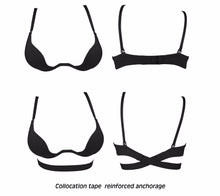 Deep U Low Cut Push Up Women Lingerie Bra Set