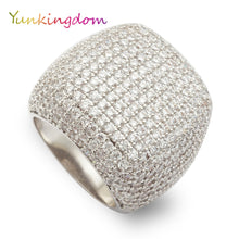 inlay 366Pcs AAA+cubic zirconia ring