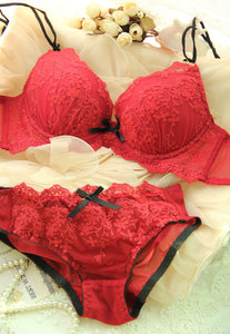 Bra Sweet Beautiful Flowers Stereo Lace bra Underwear  Bra Set