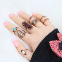 Women Ethnic Antique Silver/Gold  Retro Rings