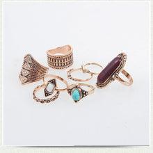 Women Ethnic Antique Silver/Gold  Retro Rings