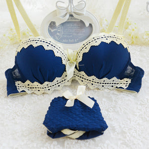 cotton push up underwear bras suit