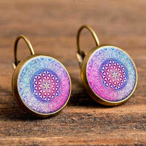 Round Ear Pendant Brincos Vintage Earrings