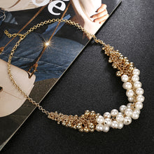 Korea Retro Palace Beauty Simulated Pearl Necklace