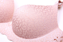 wireless adjust-strap 3/4 cup plus size seamless bra