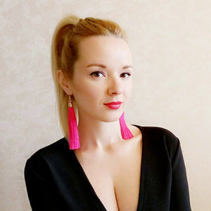 Ethnic Long Tassel Earrings