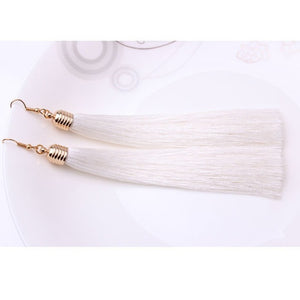 Ethnic Long Tassel Earrings