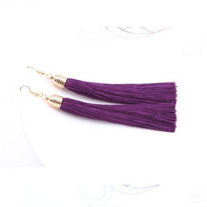 Ethnic Long Tassel Earrings