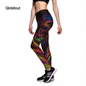 Women's Wonderful Colorful Painting 3D Print Leggings