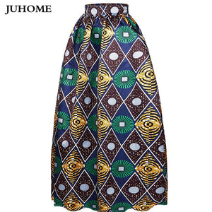 African Print Ankara Dashiki Long Skirts