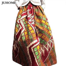 African Print Ankara Dashiki Long Skirts