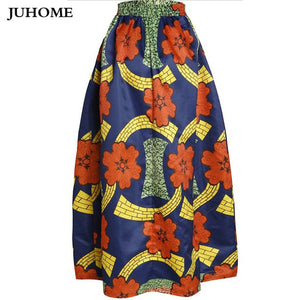 African Print Ankara Dashiki Long Skirts