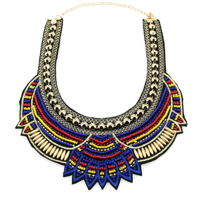 MANILAI Fashion Handmade Ethnic Choker Necklace