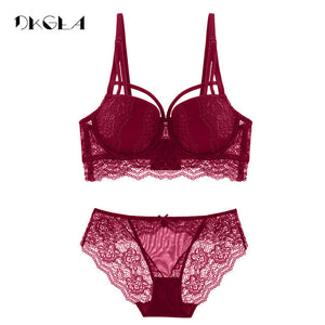 Cotton Push-up Bra and Panty Sets