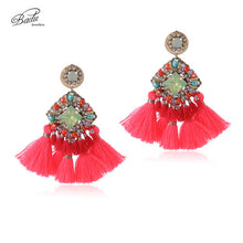 Badu Pink Tassel Earring