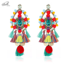 Badu Baroque Fringed Earring Ethnic Long Tassel