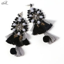 Badu Baroque Fringed Earring Ethnic Long Tassel