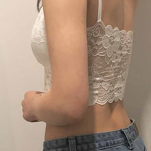 Female Lace Strap Wrapped Chest Shirt Top