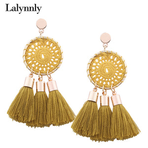 Ethnic Handmade Tassel Earrings