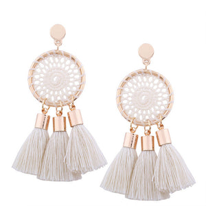 Ethnic Handmade Tassel Earrings