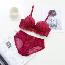 Push Up Bra Adjusted-straps Floral intimates Bra Set