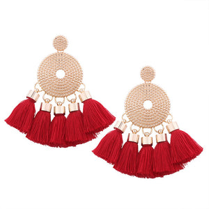 Handmade Fringed Earrings