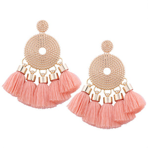 Handmade Fringed Earrings