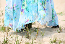 chiffon Long Sleeve Beach Sundress