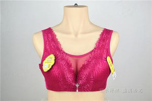 thin cup mesh push up bra