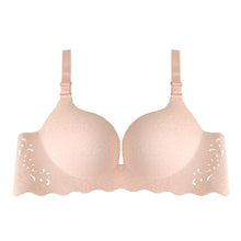 wireless adjust-strap 3/4 cup plus size seamless bra