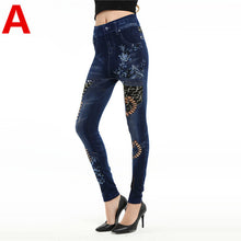 Hollow Out Slim Jeans Leggings