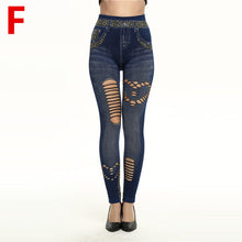 Hollow Out Slim Jeans Leggings
