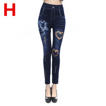 Hollow Out Slim Jeans Leggings