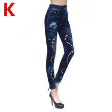 Hollow Out Slim Jeans Leggings