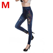 Hollow Out Slim Jeans Leggings