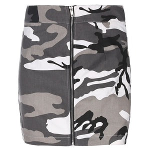 Fashion Camouflage Mini Skirt