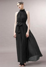 Hang-Neck Chiffon Halter Dress Two kinds of wear method