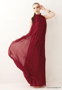 Hang-Neck Chiffon Halter Dress Two kinds of wear method